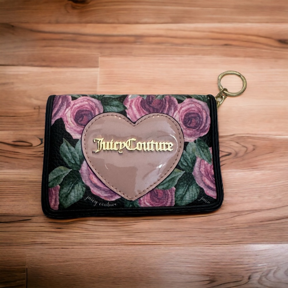 NWOT Juicy Couture Pink Rose Small Wallet